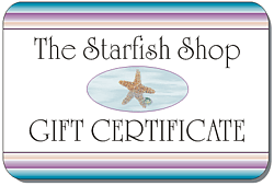 A Starfish Giftshop Gift Certificate